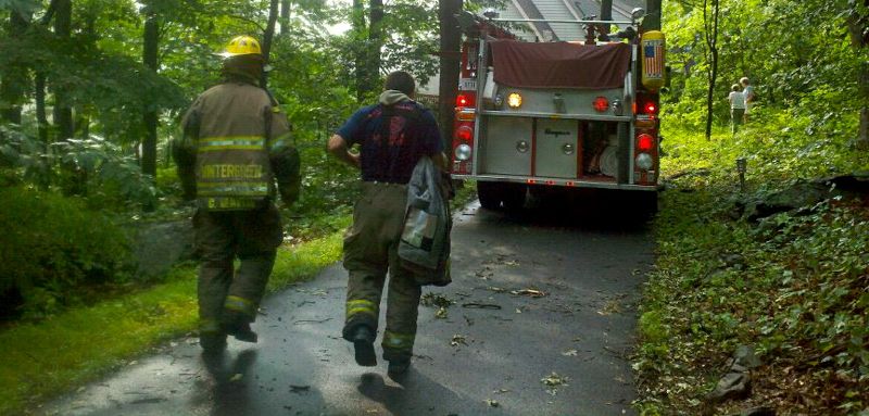 Lightning Starts Second House Fire In Stoney Creek / Nellysford