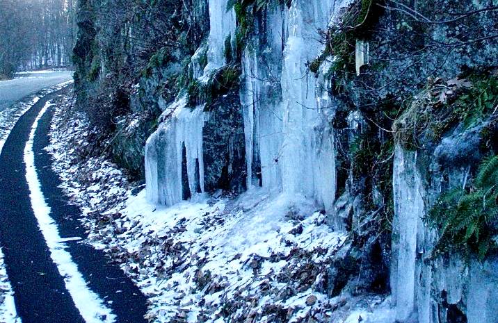 Ice Show Along The Blue Ridge Parkway