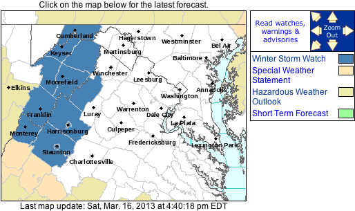 WINTER STORM WATCH : Upgraded to WINTER STORM WARNING (see link below in text)