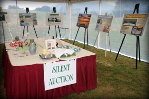 A favorite part of the annual event is the silent auction that happens late in the afternoon followed by a dinner in the evening. 