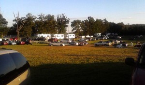 @2013 Blue Ridge Life Magazine: After waiting more than 7 hours Lockn' Festival goers were still trying to make their way in Thursday evening around 7PM - September 5, 2013. This is near the entrance to Oak Ridge Estate & Diggs Mountain Road. 