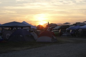 The sunsets over the 2013 Lockn' Festival at Arrington, VA. 