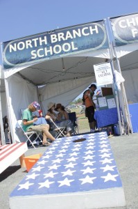 North Branch School in Afton was one of several organizations with a presence at the festival. 
