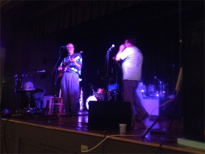 Fellow musicians took to the stage to entertain for the evening and to support their friend. 
