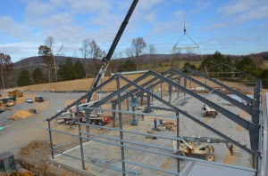 Photo Courtesy of Devils Backbone: A major expansion is underway in Lexington, VA at the Devils Backbone Outpost facility. 