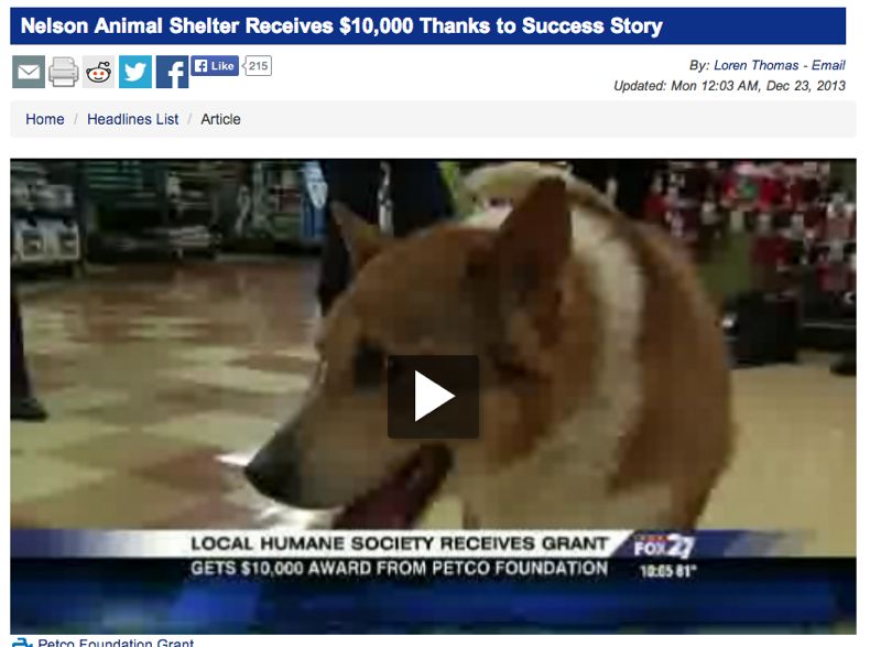 Almost Home SPCA Gets Nice Gift Just In Time For Christmas! : Via CBS-19