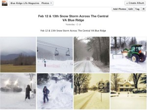 See more pics of the snowstorm in our Facebook album. Click on the thumbnail images above to take a look. 