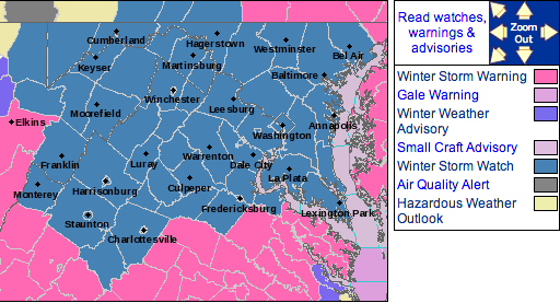WINTER STORM WATCH / WARNINGS: Replaced