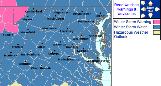 Winter Storm Watch – REPLACED WITH WARNING (See below link)