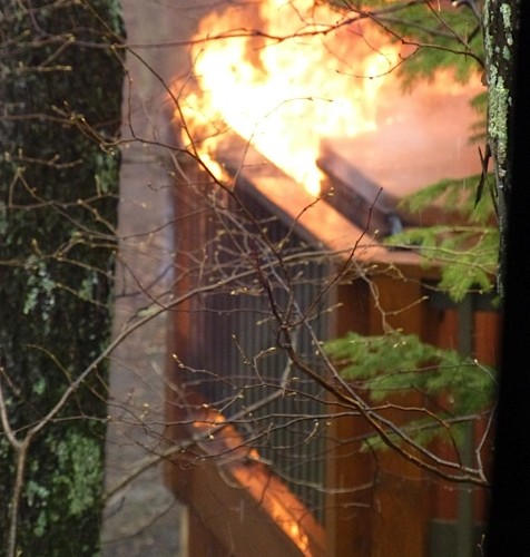 Lightning Strike Causes Fire At Wintergreen Home