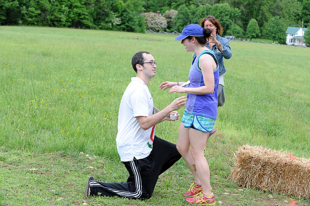 Rockfish Red 4Miler & DB Adventures Steepchase 5 & 10K – A Marriage Proposal & A Deer On The Trail
