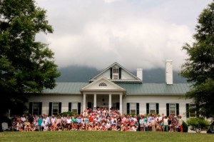 @2014 Blue Ridge Life : Photos By BRL Photographer Shay Munroe : Countless generations of the late Major Thomas Massie pose for a picture in front of his former home this past Saturday afternoon  - June 28, 2014. Most now know the plantation as Pharsalia. 
