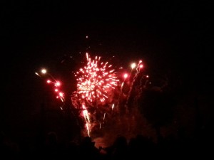 The chilly temps didn't matter even if it was July. Was the perfect backdrop for the annual fireworks display at Wintergreen Resort this past July 4th, 2014