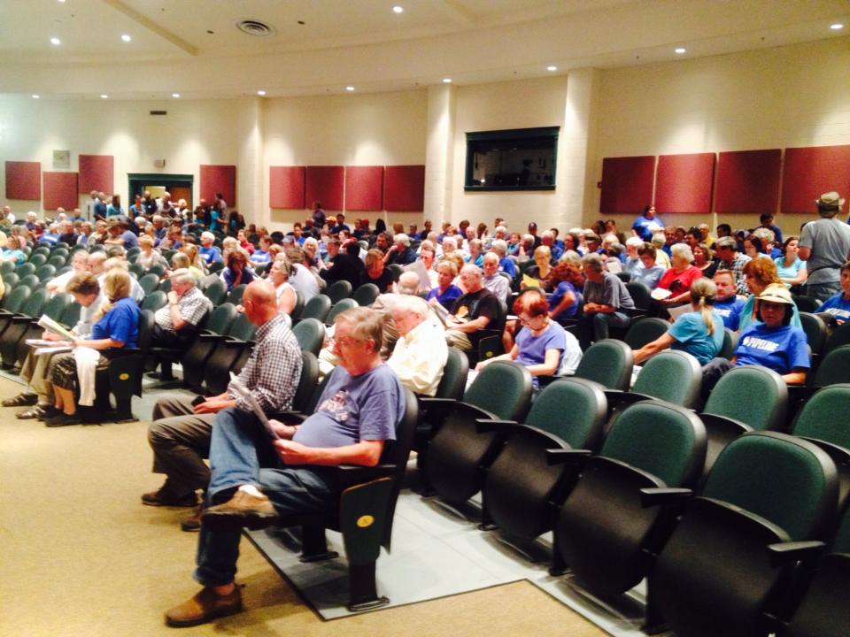 Nelson Auditorium Packed Tuesday Night As Dominion Speaks At BOS Meeting About Pipeline