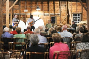 ©2014 Blue Ridge Life : Photos By BRL Mountain Photog Paul Purpura : Folks got a little different venue this past Friday night - September 12, 2014 as the Robert Jospé Express Quartet put on some jazz at The Big Red Barn in Rodes Farm. 