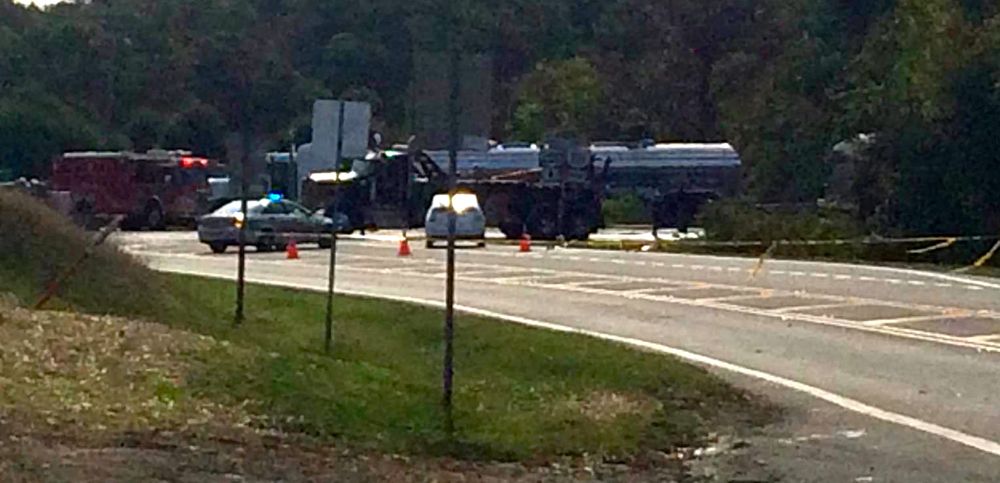Nelson / Albemarle : Routes 151 & 250  Reopen After Large Milk Truck Spill – Updated 1:00 PM