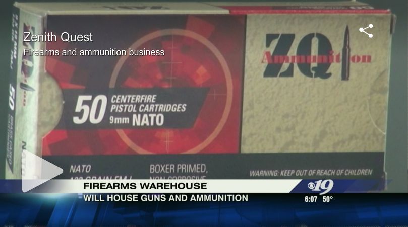 Plans for an Ammunition and Firearms Warehouse in Nelson County : Via CBS-19