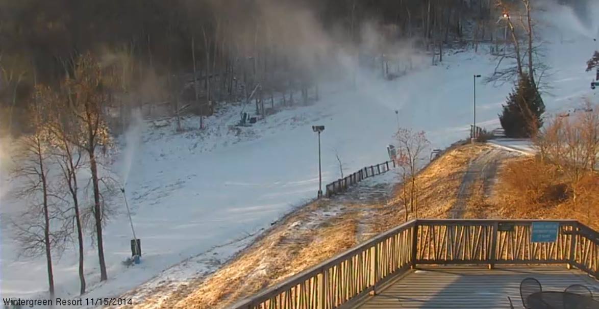 Snowmaking Begins At Wintergreen! : Updated Saturday Morning