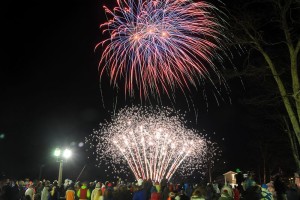 ©2015 Blue Ridge Life : Photos By BRLM Mountain Photog Paul Purpura : The crisp night sky was alive with color and the sounds of fireworks during the annual New Year's Eve event held Wednesday - December 31, 2014 at Wintergreen Resort. 