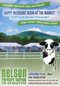 Though not part of the same organization, the Nelson Farmer Market will open next weekend in April 11 in Nellysford. Many of the same vendors are at both markets so jon them there. Click to enlarge ad. 