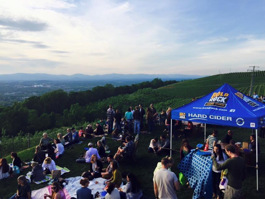 Albemarle : Beautiful Thursday Evening From Carter Mountain Orchard