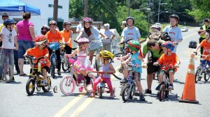 ©2015 Blue Ridge Life Magazine : Photos By Paul Purpura : Kids in the first ever Bike Out Lovingston took to the streets this past Saturday - May 30, 2015. 
