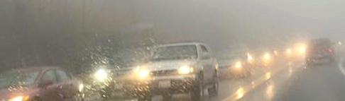 Foggy Conditions Cause Numerous Traffic Accidents On Afton Mountain Along I-64