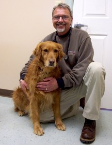 ©2005-2015 Blue Ridge Life Magazine : Dr. Steve Lotz in March 2005 at Wintergreen Animal Hospital just south of Nellysford, Virginia. This was days before the launch of our then, Nelson County Life Magazine. Dr. Steve as we lovingly called him became a regular vet columnist for our magazine for a number of years. Health problems later forced him to retire from his practicing veterinary medicine. 