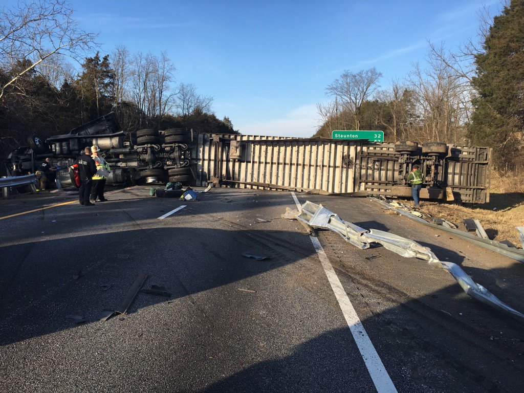 Tractor Trailer Crashes Tie Up Traffic On Area Roads