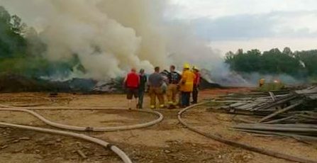 Nelson : Large Response To Fire in Arrington
