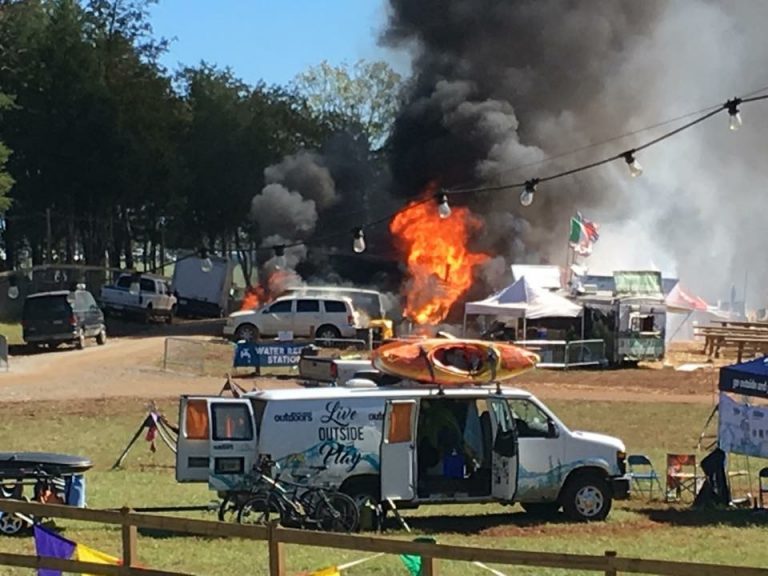 Propane Fire At Festy Grounds In Nelson : Updated 10 AM : 10.10.16