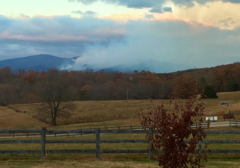 Amherst : Crews Continue Battling Wildfire Against Brisk Winds : Updated : 12 Noon – 11.21.16 with US Forest Service Info
