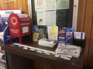 ©™2016 Blue RIdge Life Magazine : Photos By Tommy Stafford : This special mailbox has been set up inside at the Nellysford Post Office for those special letters to Santa! : Tuesday - November 30, 2016