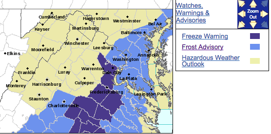 Frost Advisory In Effect From 2AM Until 8AM Tuesday