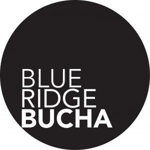 Above, the new Blue Ridge Bucha logo that will replace the old Barefoot Bucha logo.