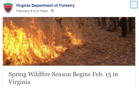 Virginia 4PM Burning Law Goes Into Effect Wednesday – February 15th to April 30