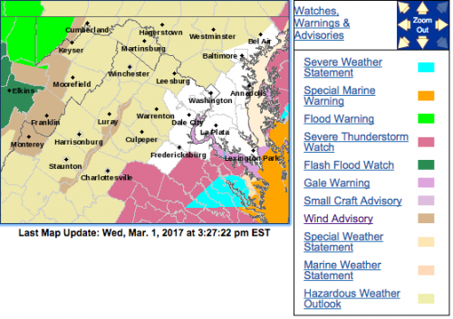Severe Thunderstorm Watch  (Canceled For Many Areas)