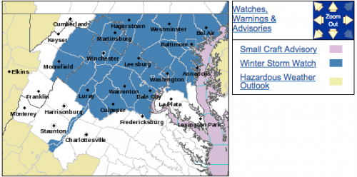 WINTER STORM WATCH : Updated to Include Some Lowland Areas (SEE LINK IN TEXT)