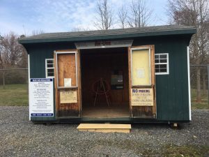 ©2017 Blue Ridge Life Magazine : Photo By Yvette Stafford : The ReUse or Free Shed at the Recycle Center in Greenfield has reopened as seen in this photo taken on Friday - March 24, 2017. 