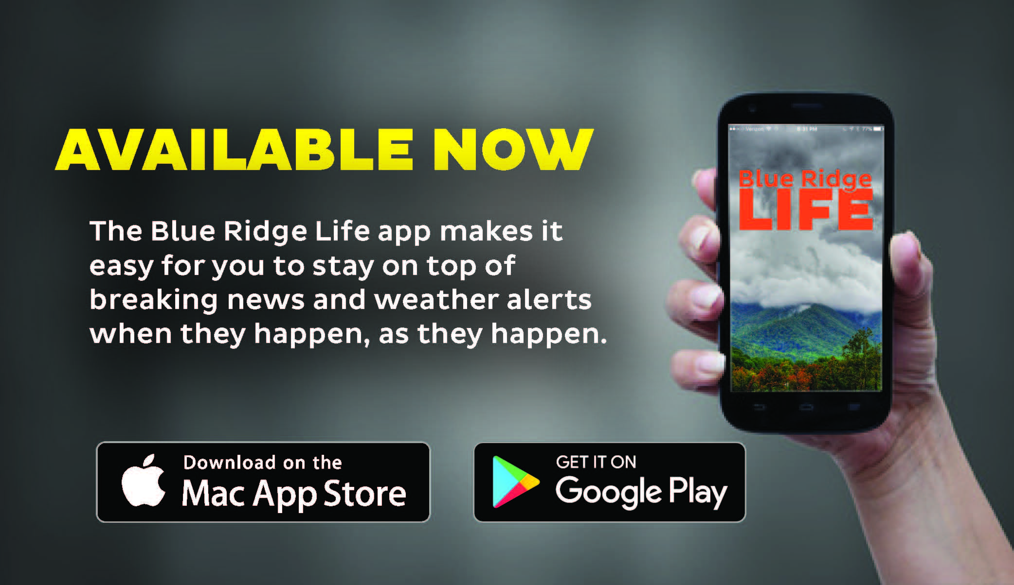 The Blue Ridge Life Smartphone App Is Here! - For Iphone, Ipad Or Your ...