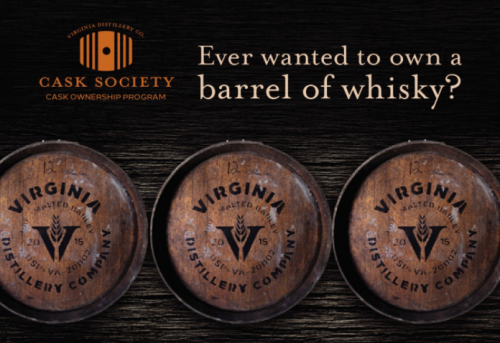 Virginia Distillery Company Launches Program for People to Purchase Casks of Whisky