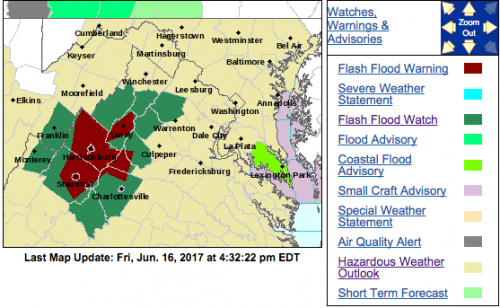 Flash Flood Watch For Much Of Area Until 8PM Friday-EXPIRED