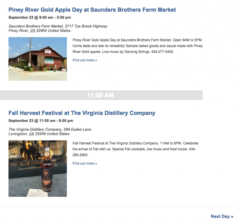 Check Out Our Handy Online Events Calendar For All Of The Upcoming Fall Festivals & Happenings