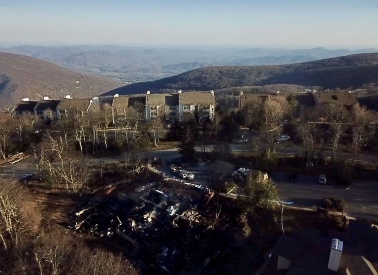 Wintergreen : North Ridge Condo Units Totally Destroyed After Burning Again Wednesday Morning (Update 7:30 PM)