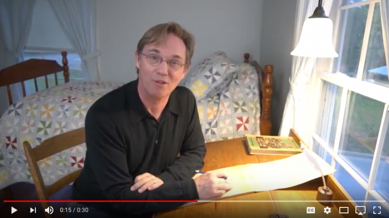 Actor Richard Thomas Films Promotion For The Waltons Hamner House In Schuyler