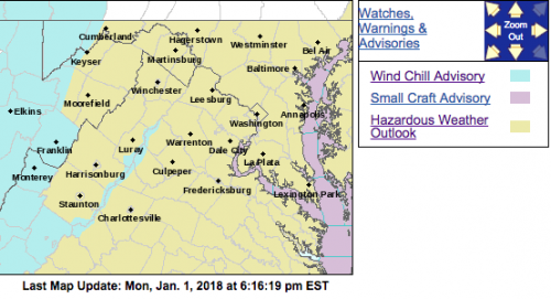 Wind Chill Advisory Remains In Effect For Mountains Along Parkway & Skyline (EXPIRED)