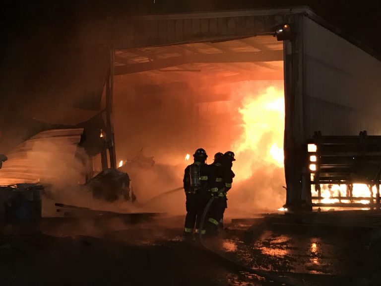 Update On Large Fire At Arrington Lumber Company