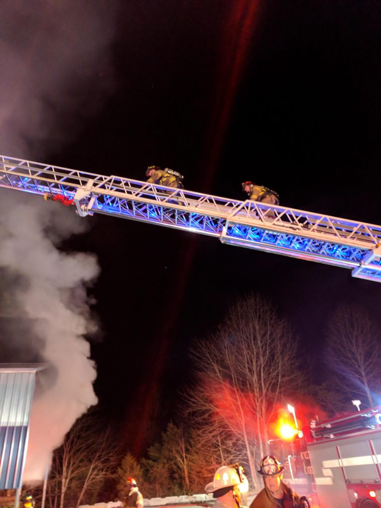Arrington : Area Fire Crews Battle Large Fire At Lumber Company