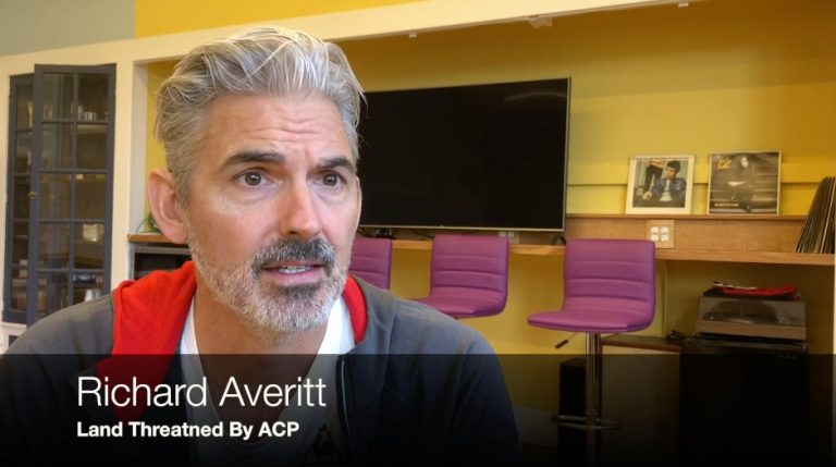 Nelson’s Richard Averitt Says He & Others Discover Notice : ACP Plans To ‘Quick Take’ Land For Pipeline (Video)