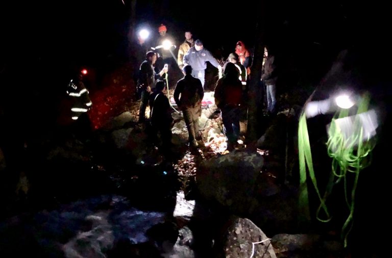Emergency Crews Complete Lengthy Night Rescue In Blue Ridge